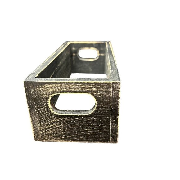 Hot Cocoa Chocolate Bar Box Storage Christmas Table Tray Decor Wood Holiday 10in - Picture 8 of 14